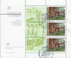 Cept 1982 Madeira Madère  Yvertn° Bloc 3 (o) Oblitéré Used Europa - 1982