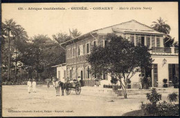 GUINEE FRANCAISE / CONAKRY / CPA MAIRIE / Carte Collection Générale Fortier / Carte Animée (ref CP1060) - Guinée Française