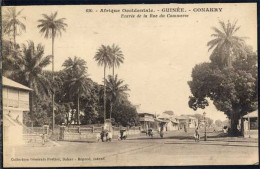 GUINEE FRANCAISE / CONAKRY / CPA RUE DU COMMERCE / Carte Collection Générale Fortier / Carte Animée (ref CP1061) - Guinée Française
