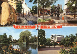 41560758 Uetersen Brunnen Skulptur Teich Marktplatz Rosenstadt Uetersen - Uetersen