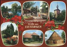 41560752 Uetersen Teich Brunnen Skulptur Kirche Park Scheune Rosenstadt Uetersen - Uetersen