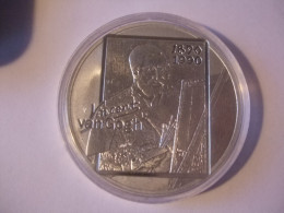 Penning Vincent Van Gogh 1890 - 1990 Zilver , Silver Coin See Pictures - Andere & Zonder Classificatie