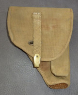 Fondina In Canapa Pistola Esercito Italiano Anni 50/60/70 - Originale - Usata - Italian Army Vintage Holster  (263) - Equipement