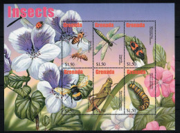 GRENADA Insectes, Insecte, Insect, Insects, Insectos, Insekten. Yvert N°4388/93 **  MNH - Andere & Zonder Classificatie