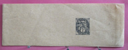 Entier Postal Type Blanc 1c Sur Bande Journal - Vierge - Newspaper Bands