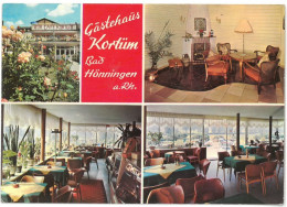 CP BAD HONNINGEN - Gästehaus Kortüm - Kur Café - Verlag Hans Schultz , Bad Hönningen - Bad Hönningen