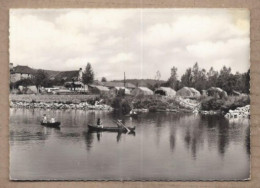 CPSM 46 - VAYRAC EN QUERCY - Le Camp De L' EDF TB PLAN ANIMATION TENTES Jeunes Barques + CAMP CCOS Tampon EGDF - Vayrac