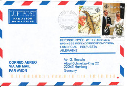 Seychelles Air Mail Cover Sent To Germany 6-10-1998 - Seychelles (1976-...)