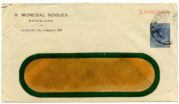 ESPAGNE - 25C ENTIER POSTAL PRIVE R. MONEGAL NOGUES BARCELONE - Lettres & Documents
