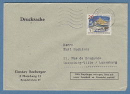 Berlin 1966 20Pfg-Wert Mi.-Nr. 256 EF Auf Drucksache Nach Luxemburg - Other & Unclassified