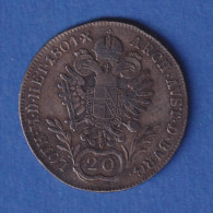 Österreich Habsburg Silbermünze 20 Kreuzer Franz II. 1804 A - Other & Unclassified