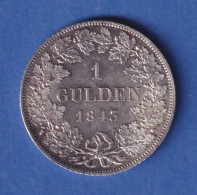 Bayern Silbermünze 1 Gulden  König Ludwig I. 1843 Vz-stg! - Otros & Sin Clasificación