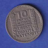 Frankreich Kursmünze 10 Francs 1946 - Otros & Sin Clasificación