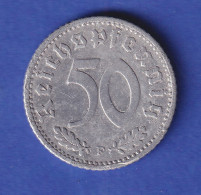 Deutsches Reich Kursmünze 50 Reichspfennig 1940 F - 5 Reichsmark
