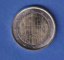 Slowenien 2022  2-Euro-Sondermünze Joze Plecnik Bankfrisch - Slowenien