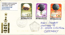 Mongolia FDC / Cover 31-12-1982 Uprated And Sent To Germany 18-3-2002 - Mongolie