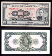 COLOMBIA 100 PESOS ORO 1964 PIK 403B BB - Colombia