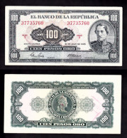 COLOMBIA 100 PESOS ORO 1965 PIK 403C BB - Kolumbien