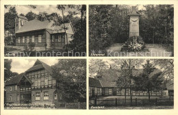 41560109 Fuhrberg Ehrenmal Forstamt Kirche Gasthaus Zum Deutschen Hause Burgwede - Burgwedel