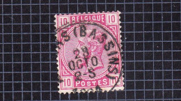 1883 Nr 38 Gestempeld (zonder Gom).Leopold II. - 1883 Leopoldo II