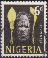 1961 Nigeria ° Mi:NG 98, Sn:NG 107, Yt:NG 103, Benin Mask - Nigeria (1961-...)