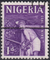 1961 Nigeria ° Mi:NG 93, Sn:NG 102, Yt:NG 98, Coal Mining - Nigeria (1961-...)