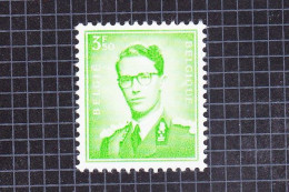 1958 Nr 1068P3** Zonder Scharnier, Koning Boudewijn,type Marchand.Fosforescerend Papier. - 1953-1972 Anteojos