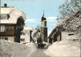 41559770 Hoechenschwand Ort Kirche Im Schnee Hoechenschwand - Höchenschwand