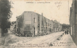 Lunéville * Rue Et Le Faubourg D'einville * Bombardement * Ww1 - Luneville