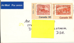 Canada Cover Sent Air Mail To Germany 12-8-1982 Topic Stamps - Covers & Documents