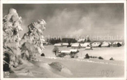 41559620 Hoechenschwand Panorama Im Schnee Hoechenschwand - Höchenschwand