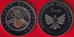 Germany 5 Euro 2023 "World Of Insects, Red Mason Bee" Colored UNC - Germania