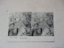 CARTE STEREOSCOPIQUE - LA SUISSE : Pyramide De Glace - Stereoscope Cards