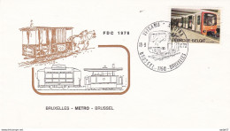 Belgie Belgique Belgium 1976 Metro Brussel - Tranvías