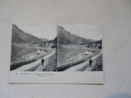 CARTE STEREOSCOPIQUE - LA SUISSE : St Moritz - Stereoscope Cards