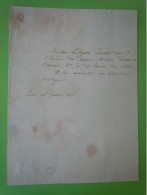 Autographe Comte De CORVETTO (1756-1821) MINISTRE Des FINANCES LOUIS XVIII - Politisch Und Militärisch