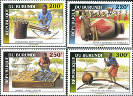 183733 MNH BURUNDI 1993 INSTRUMENTOS MUSICALES - Ongebruikt