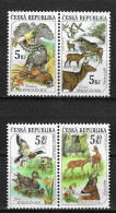 Czech Republic 2000 MiNr. 270 - 273 Tschechische Republik Hunting Animal Birds 4v  MNH** 2.00 € - Autres & Non Classés