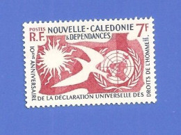 NOUVELLE CALÉDONIE 290 NEUF ** DÉCLARATION UNIVERSELLE DES DROITS DE L'HOMME - Neufs