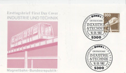 BRD FRG RFA - I+T  Magnetbahn (MiNr: 1138) 1982 - Illustrierter FDC - 1981-1990