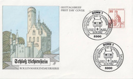 BRD FRG RFA - B+S Schloss Lichtenstein (MiNr: 1139) 1982 - Illustrierter FDC - 1981-1990