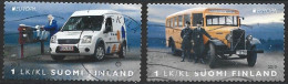 Finland 2013. Scott #1430a-b (U) Europa, Mail Van And Truck  *Complete Set* - Gebraucht