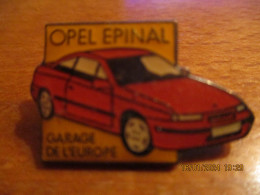 Lot 03 -- Pin's Opel Epinal Garage De L'Europe -- Dernier Vendu 04 / 2023 - Opel