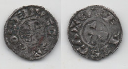 + FRANCE   + DENIER PRIEURE  DE SAUVIGNY  + - 1180-1223 Philippe II Augustus