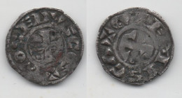 + FRANCE   + DENIER PRIEURE  DE SAUVIGNY  + - 1180-1223 Filips II Augustus