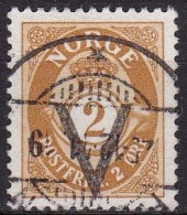 NO036C – NORVEGE - NORWAY – 1941 – VICTORY OVERPRINT ISSUE With WM – SC # 208 USED 12 € - Gebraucht