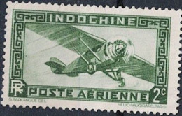 Französisch-Indochina - Einmotoruges Flugzeug (MiNr: 185) 1933 - Gest Used Obl - Aéreo