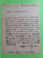 Autographe Antoine Matthieu SEGUIER (1768-1848) Premier Président Cour De Paris - Personajes Historicos