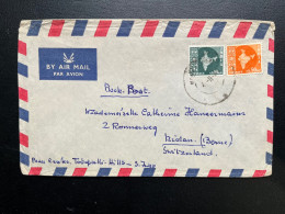 ENVELOPPE INDE POUR RIDAN SUISSE - Storia Postale