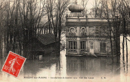 Guernsey Chiswick Nogent-sur- Marne Inondations De Janvier 1910 Cité Des Loups Floodings Vintage Postcard - Guernsey